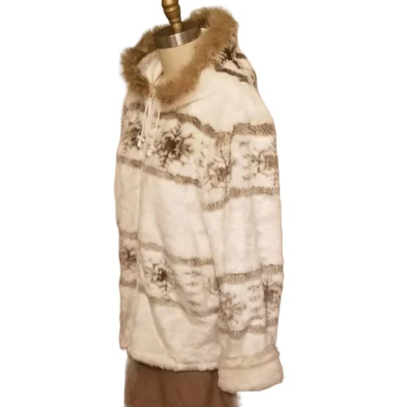 NWOT | Domini International | Faux Fur | Hooded | Reversible | Jacket | Size: XL - Picture 4 of 16